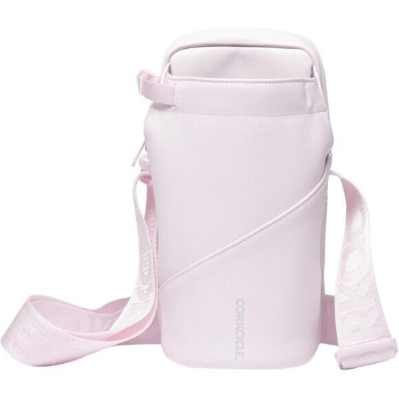 ⚡Corkcicle Rose Quart Crossbody Tumblers Water Bottle Adjustable Strap Sling Bag - Picture 1 of 7